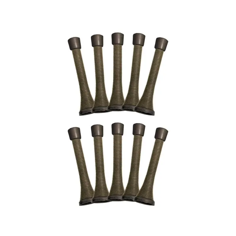 3-1/8 in. Oil Rubbed Bronze Spring Door Stop Value Pack (10 per Pack)0.05 / package