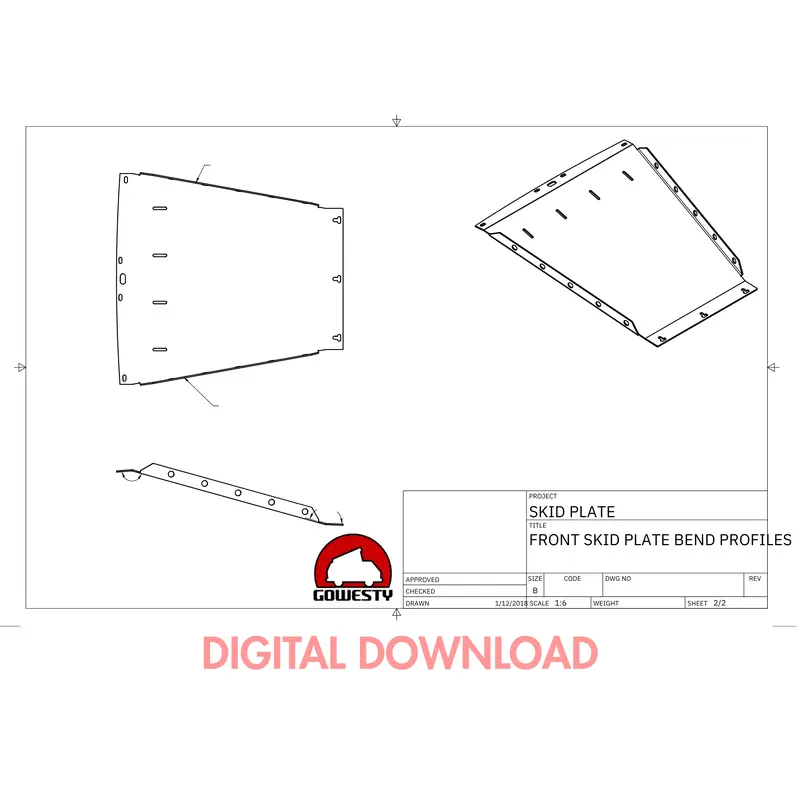 [DIGITAL DOWNLOAD] Skid Plate (Front) [Vanagon]