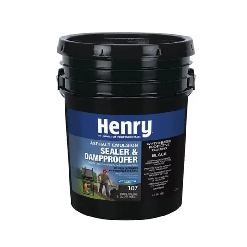 107 Asphalt Emulsion Sealer and Damp proofer Roof Coating 4.75 gal.