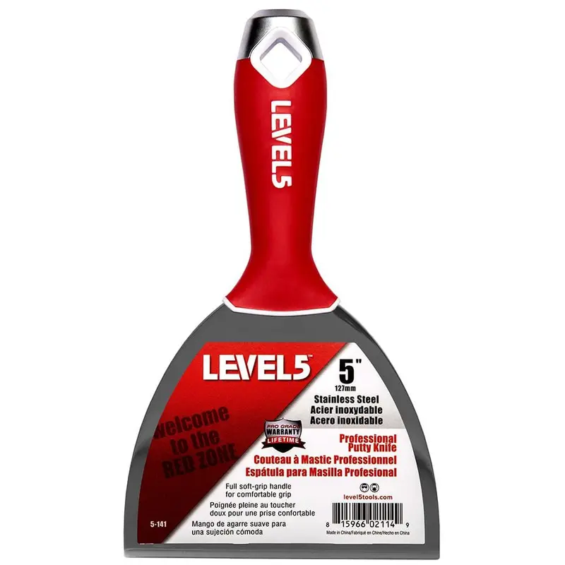 5 in. Stainless Steel Putty Knife with Hammerend.3 / each