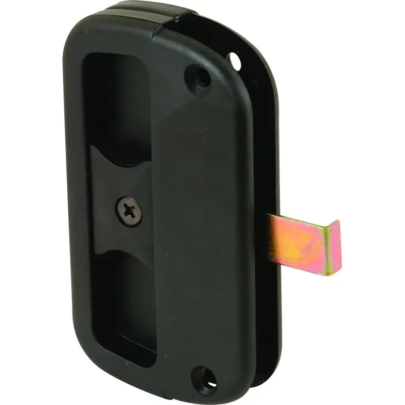Prime-Line A 186 Door Latch and Pull, Plastic/Steel, Black