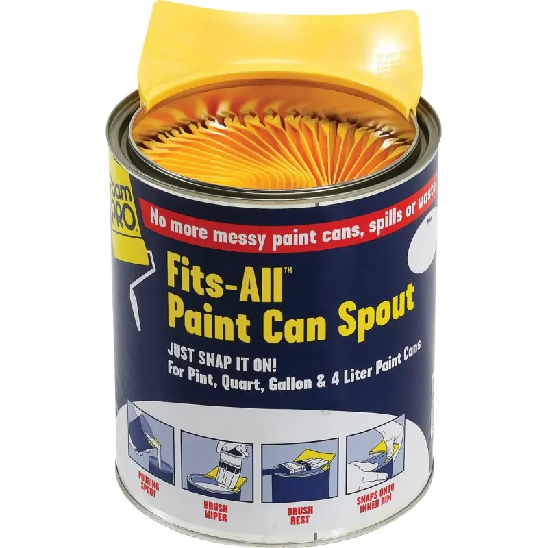Foampro 61 Paint Can Spout, Plastic, 1 gal