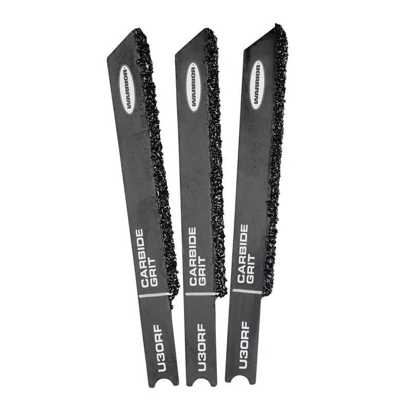2-3/4 in. U-shank Carbide Grit Jigsaw Blades, 3 Pk.