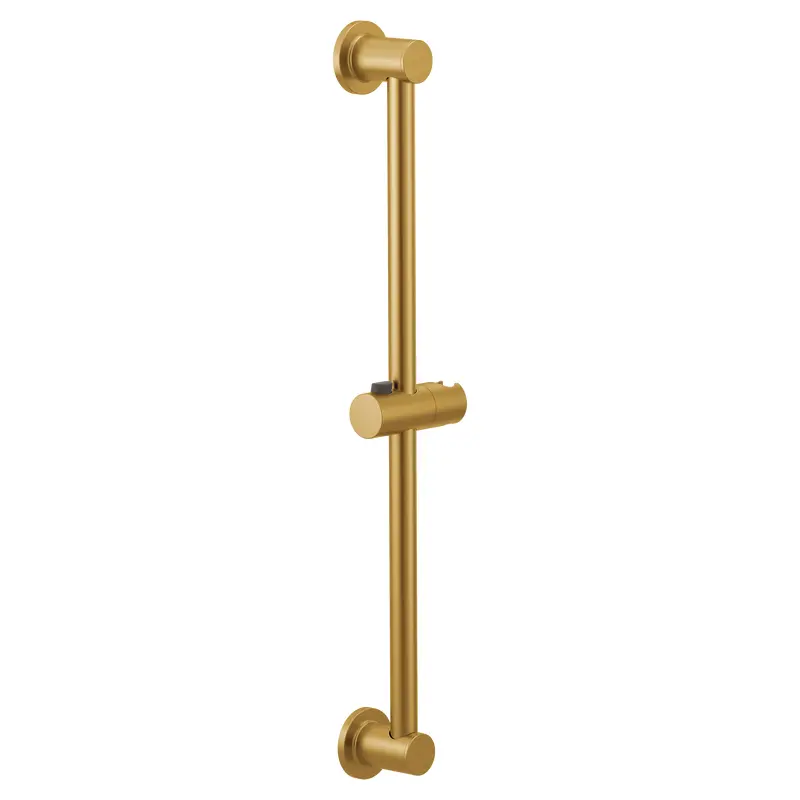 24" Slide Bar with Push Button Height SelectionChrome