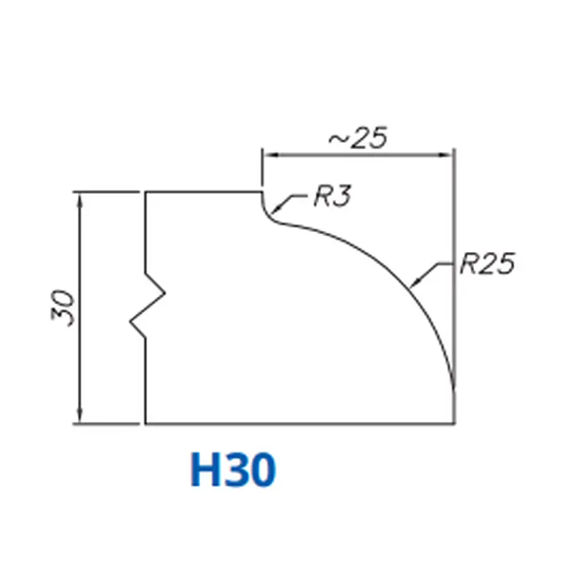 H30(30mm Dupont - Router Bits)Standard Full Kit (BITS) / Breaker