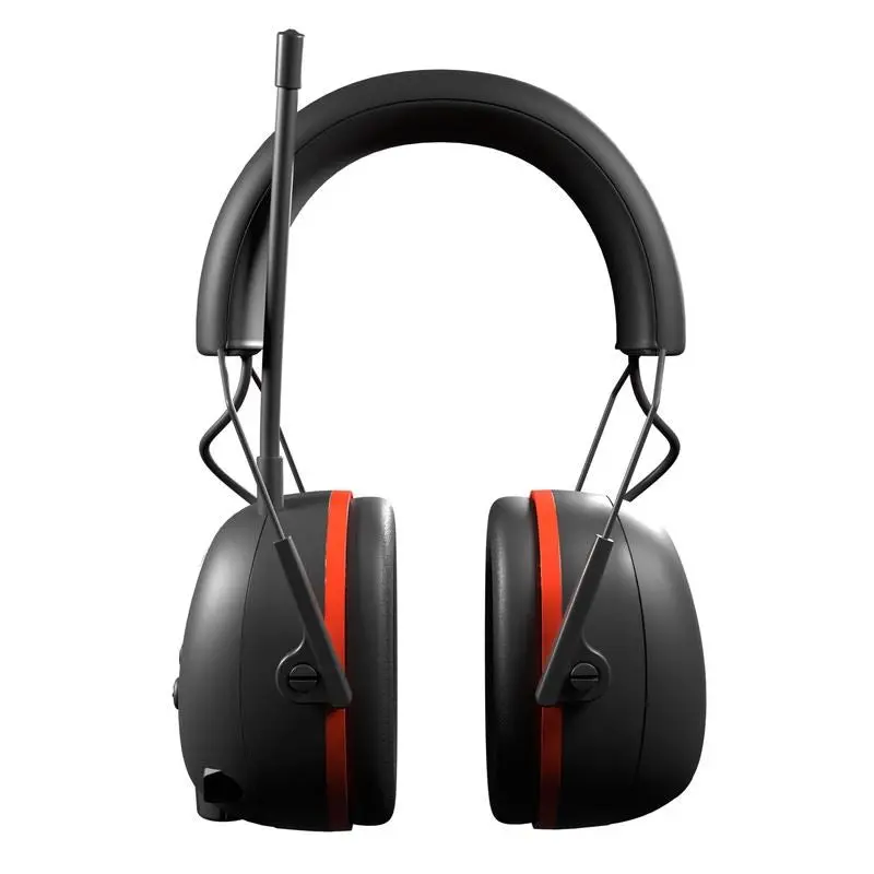 ISOtunes IT-91 AIR DEFENDER AM/FM EARMUFF - BLACK/SAETY RED