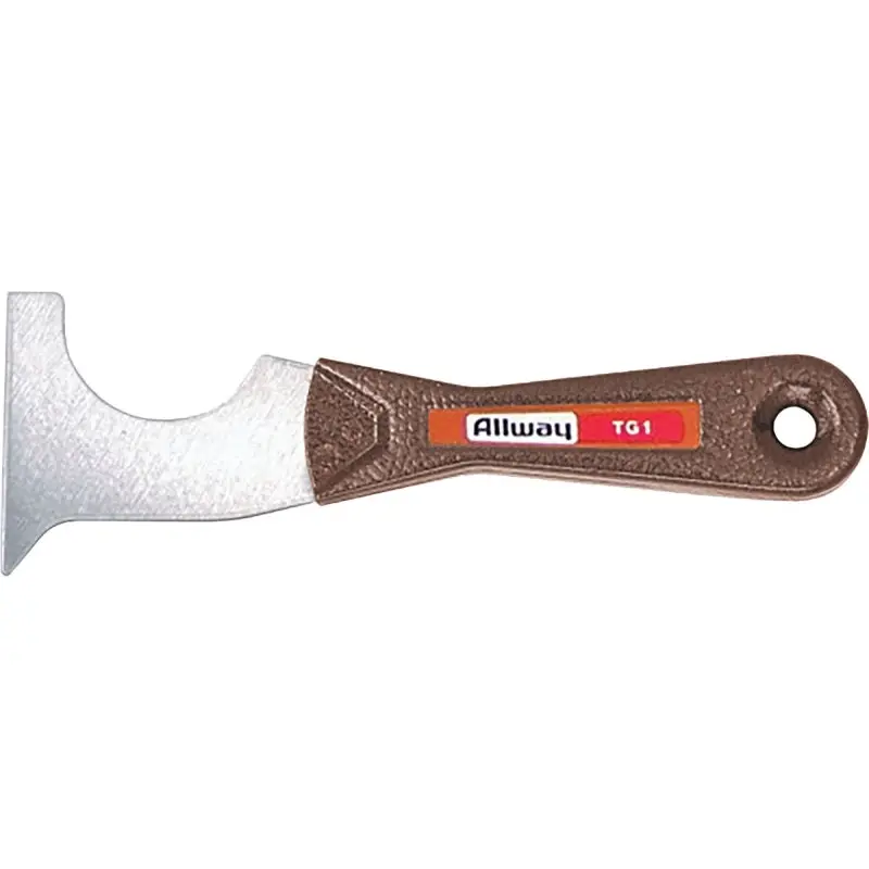 Allway Tools TG1 Putty Knife, 4-1/2 in W Blade, Steel Blade, Steel Handle
