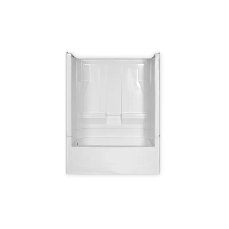 ABG Brands Clarion AcrylX Four-Piece Alcove Left-Hand Drain Tub Shower