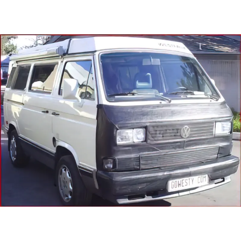 Bra with L/H Antenna Fiberglass Bumper & Air Dams [Late Vanagon]
