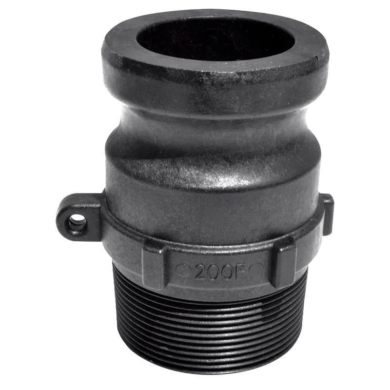 BANJO 100F Cam Lever Coupling, 1 in, Male Adapter x MNPT, Polypropylene