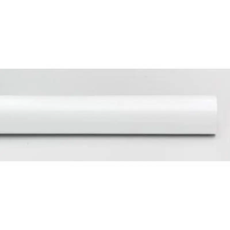 Kirsch Wood Trends, Traverse Assembled Set With Plain Slides - 025 - White