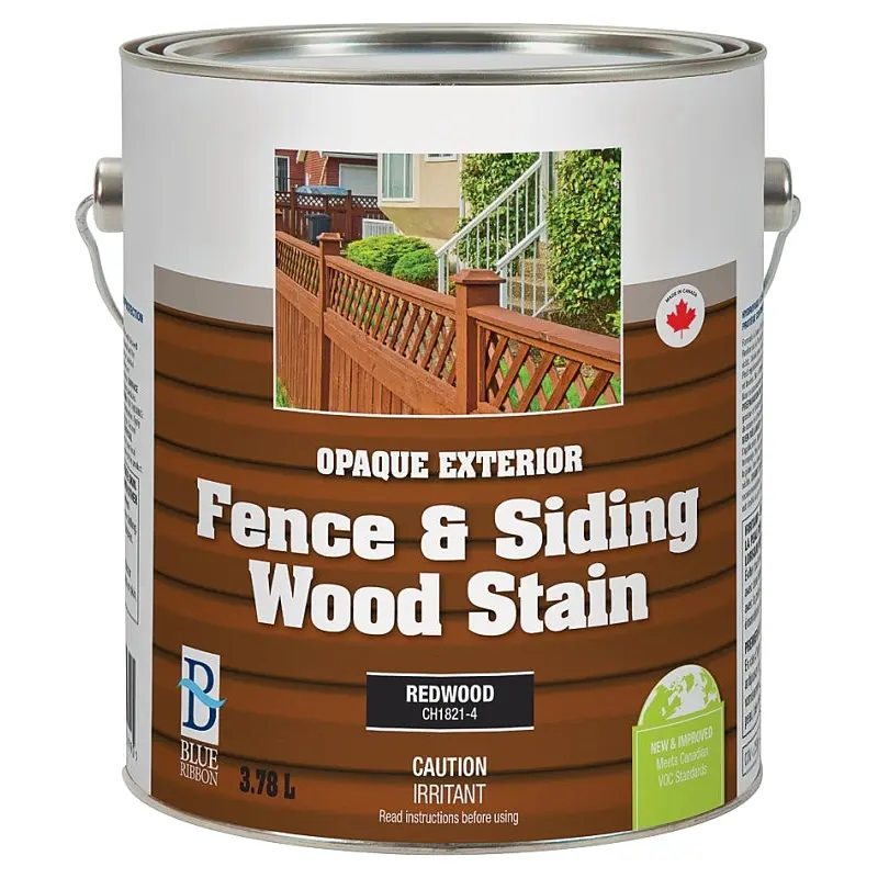 UCP Paints CH1821-4 Exterior Stain, Opaque, Redwood, Solid
