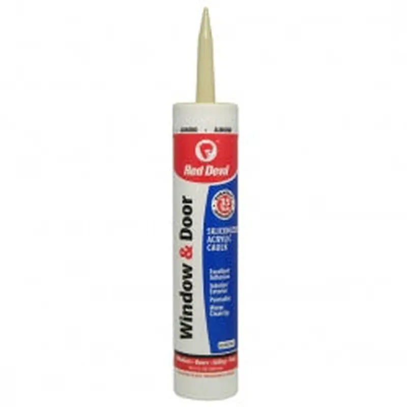 Red Devil Window & Door Siliconized Acrylic Caulk (Almond) 10.1 fl. oz10.1 fl. oz