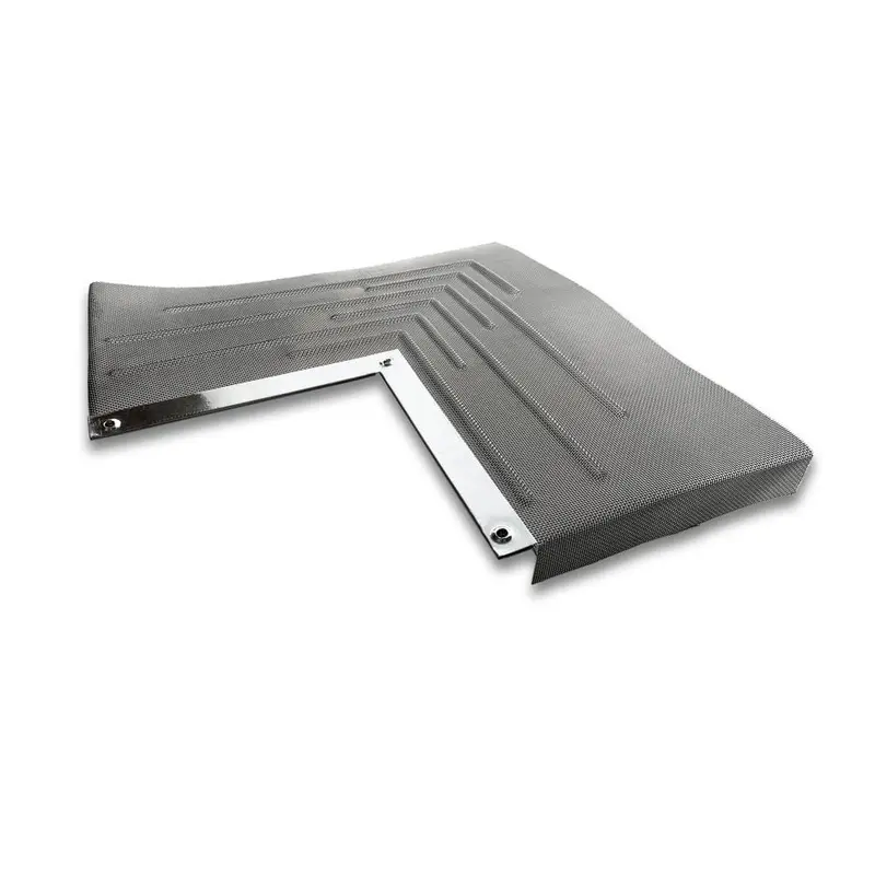 6 in. x 6 in. Aluminum Inside Mitre with Stainless Steel Micro Mesh (5-Pack)1 / each