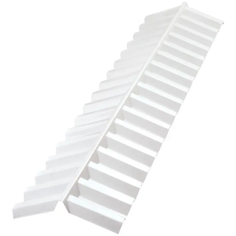 4 ft. Polycarbonate Roof Panel Ridge Cap in White Opal.992 / each