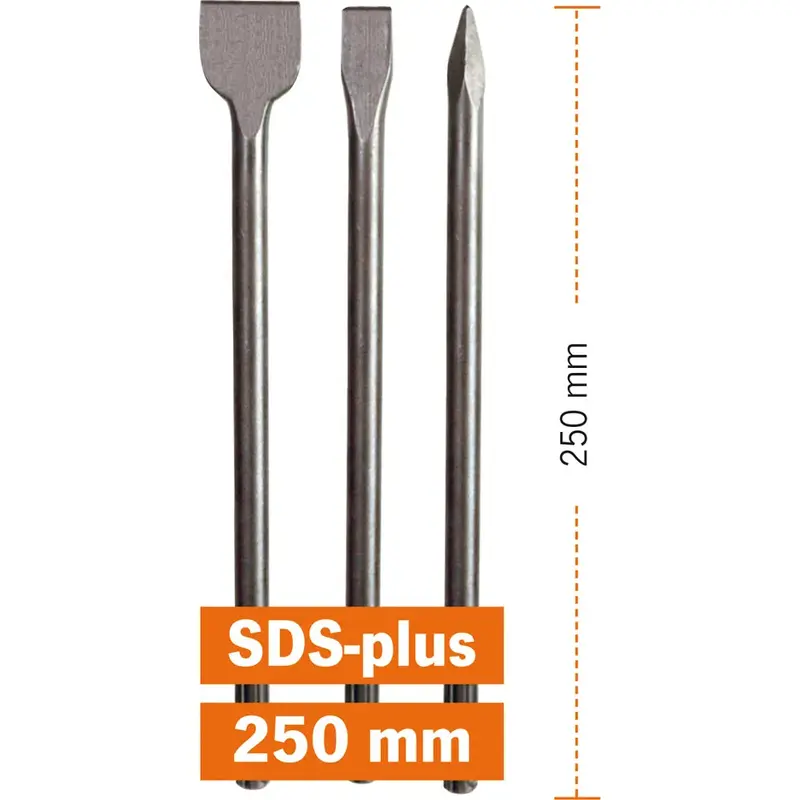 PROJAHN Chisel Set ECO 3pcs. SDS-plus