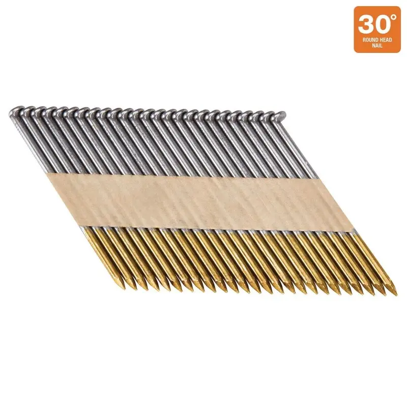 30 3 in. Bright Framing Nails, 1,000 Pc.