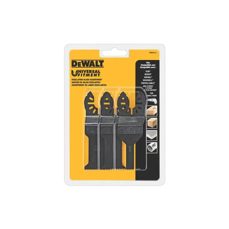 DEWALT DWA4215 Oscillating 3-Pc. Set