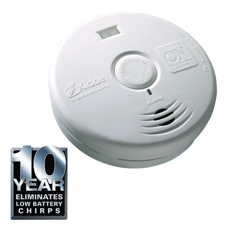 10-Year Worry Free Sealed Battery Smoke Detector with Safety Light1 / 1