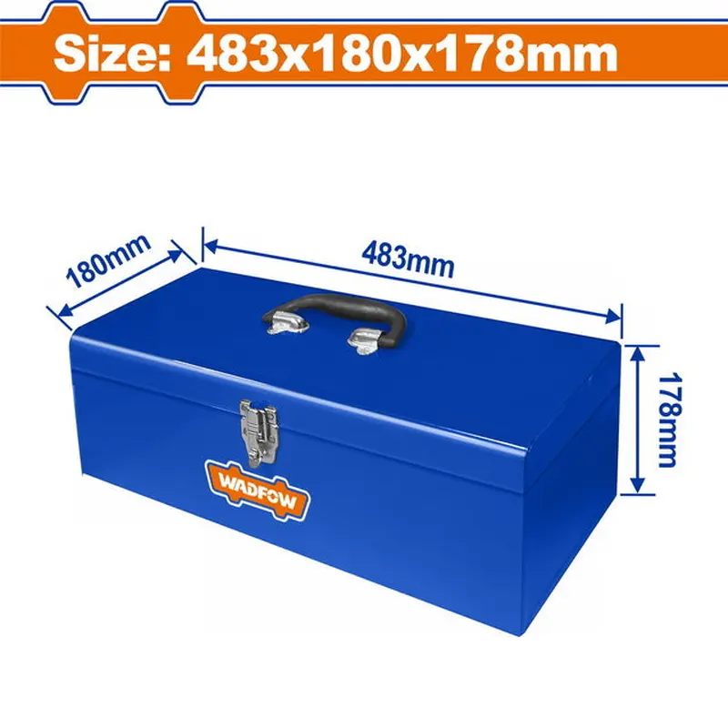 WADFOW Metal Toolbox 483x180x178mm