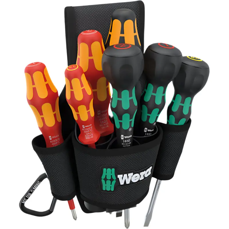 Wera 05136033001 9621 Belt holster Set 2, 8 pieces