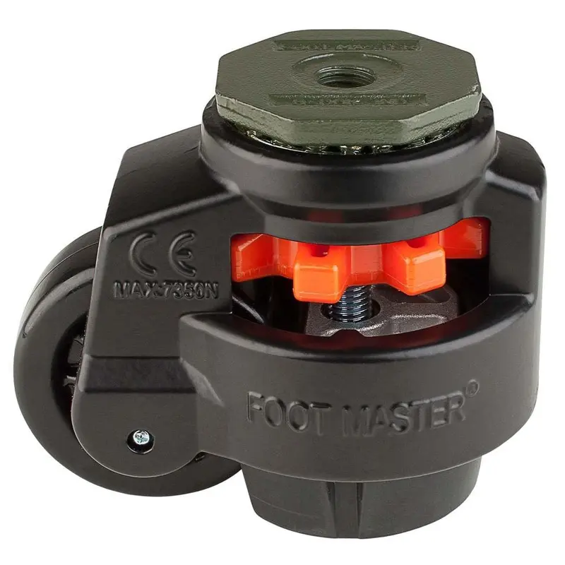 3 in. Nylon Wheel Metric Stem Leveling Caster with Load Rating 1650 lbs.3.6 / each