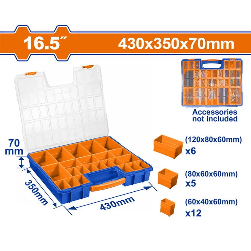 WADFOW Plastic Organizer 16.5" / 430 _ 350 _ 70mm