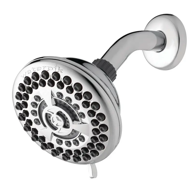 9-Spray 4.5 in. Single Wall Mount Low Flow Fixed Shower Head in ChromeChrome / .77