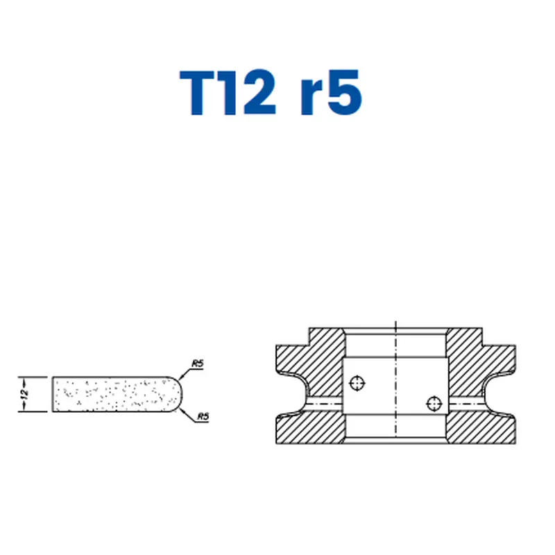 T12 r5(12mm Eased Top & Bottom r5 - Line 60 (Bore 35))EHS Kit (All materials high speed) / 1