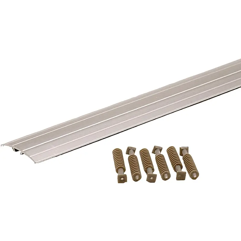 M-D 46133 Multi-Floor Transition, 72.13 in L, 1-1/2 in W, Aluminum, Silver