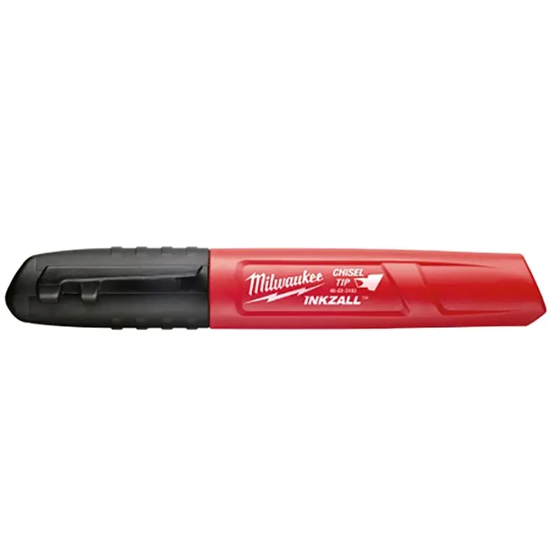 Milwaukee INKZALL Series 48-22-3130 Permanent Marker, 13/64 in Tip, Black