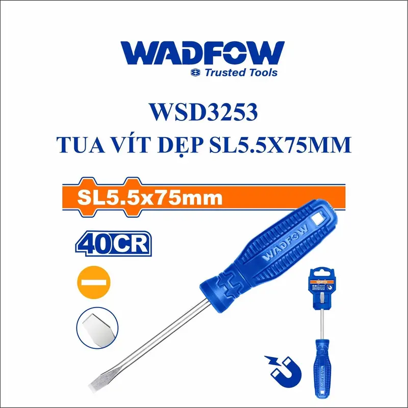 WADFOW SL5.5x75mm Flat Screwdriver