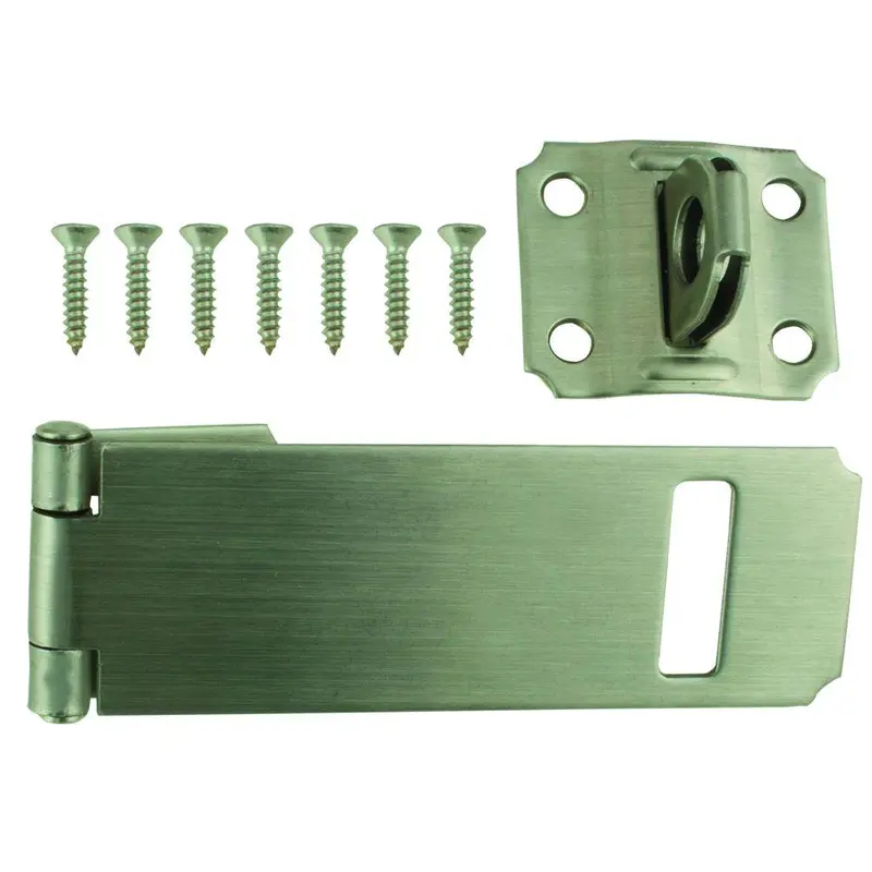 4-1/2 in. Stainless Steel Adjustable Staple Safety Hasp