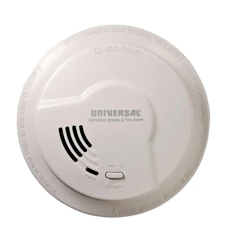 9V Battery Operated Ionization Smoke And Fire Detector.49 / each
