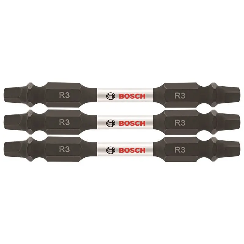 Bosch | ITDESQ32503 3 pc. Impact Tough 2.5 In. Square #3 Double-Ended Bits