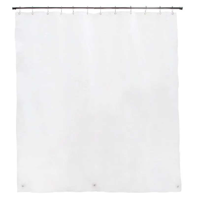 Kenney KN61440 Shower Liner, 72 in L, 70 in W, PEVA, White
