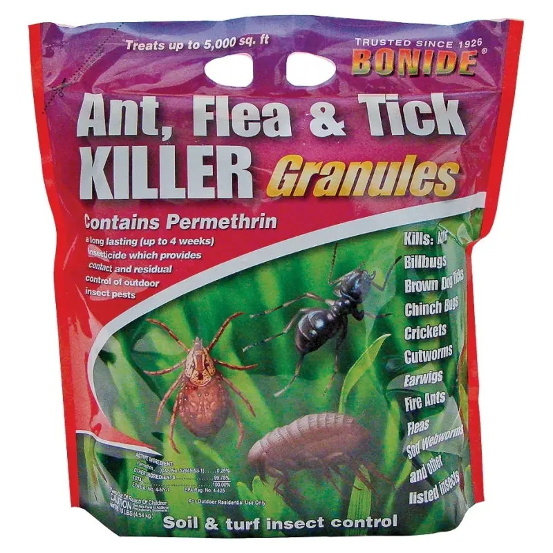 Bonide 60614 Flea and Tick Killer Granules, Solid, 10 lb Pack