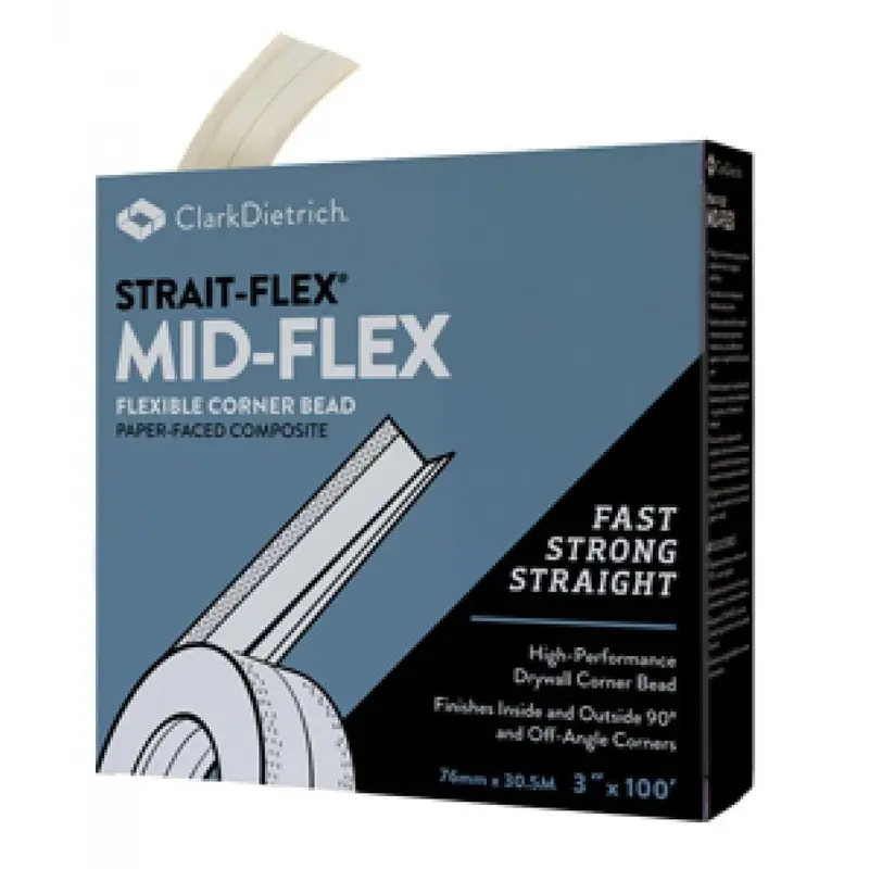 3 in. x 100 ft. Mid-Flex Flexible Paper Corner Bead3.8 / each