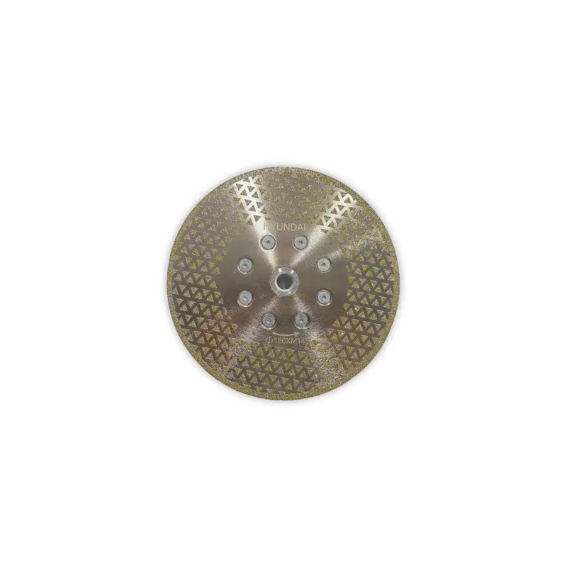 Electroplated Double Side Triangle Diamond Disc M14 180 -115115 mm