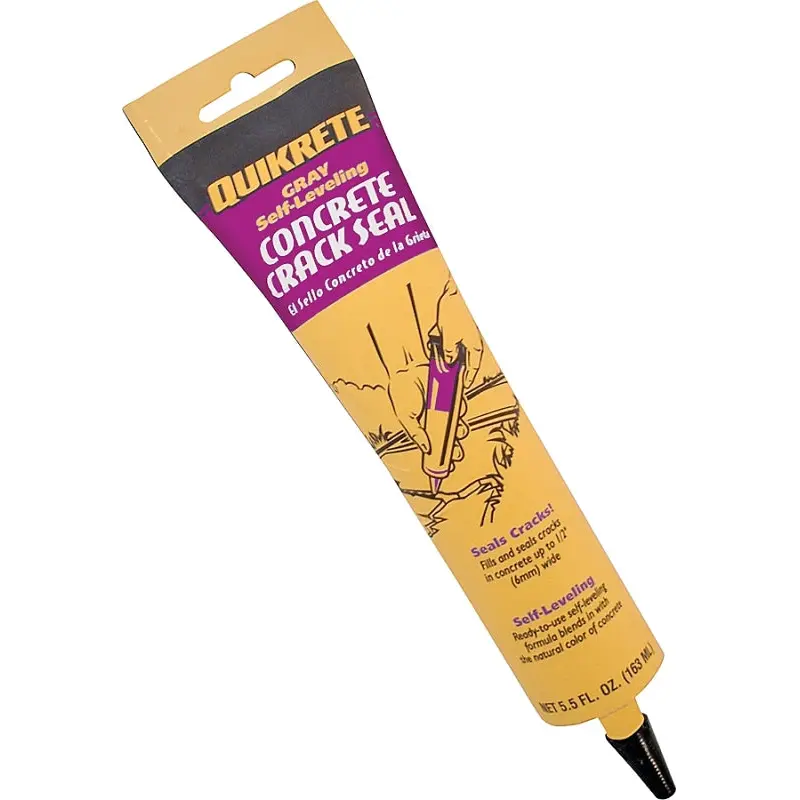Quikrete 8640-15 Crack Seal, Gray, 5.5 oz Squeeze Tube