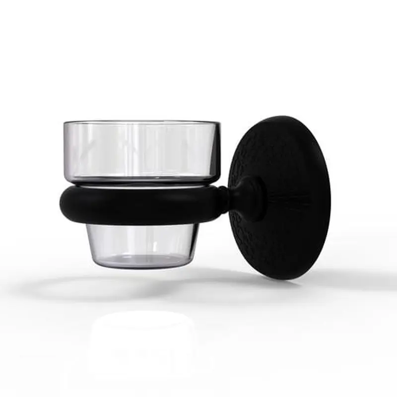 Allied Brass Monte Carlo Matte Black Brass Bath Accessory Set