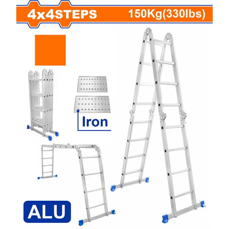 WADFOW Multi-purpose Aluminum Ladder WLD7H44
