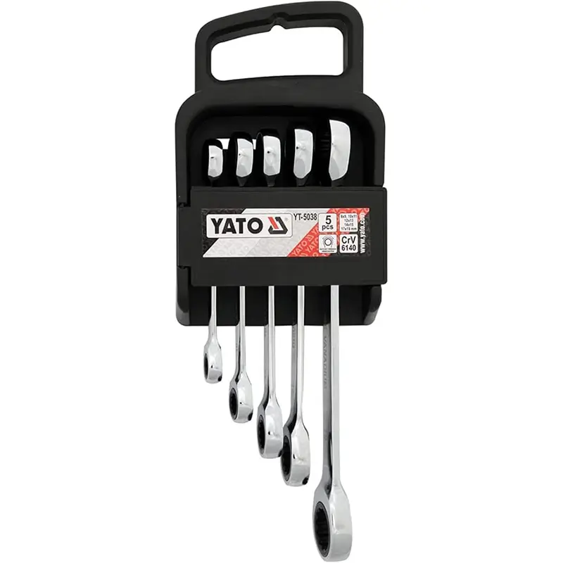 Yato Double Ratchet Wrench Set 5Pcs YT-5038