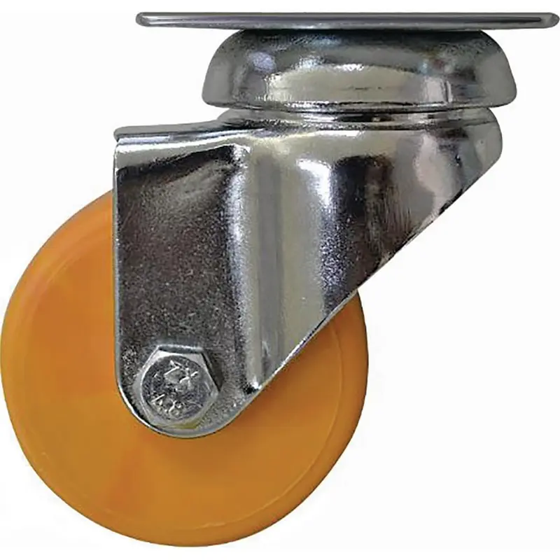 2 in. Honey Yellow Swivel Caster with 88 lbs. Load Capacity (4-Pack)