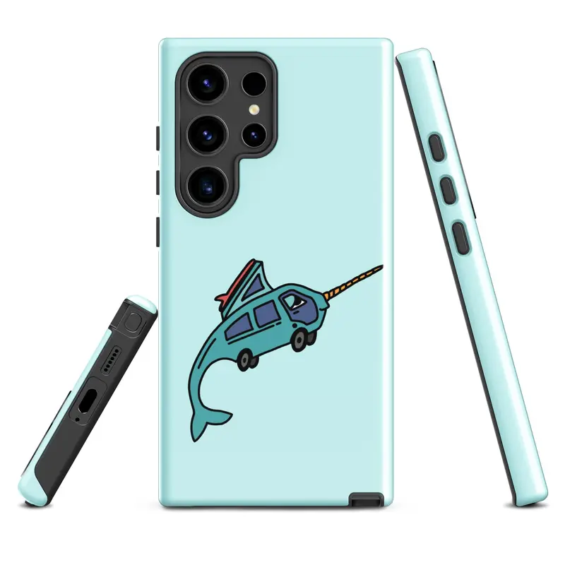 Narwhal Ned Tough Case for SamsungGlossy / Samsung Galaxy S10