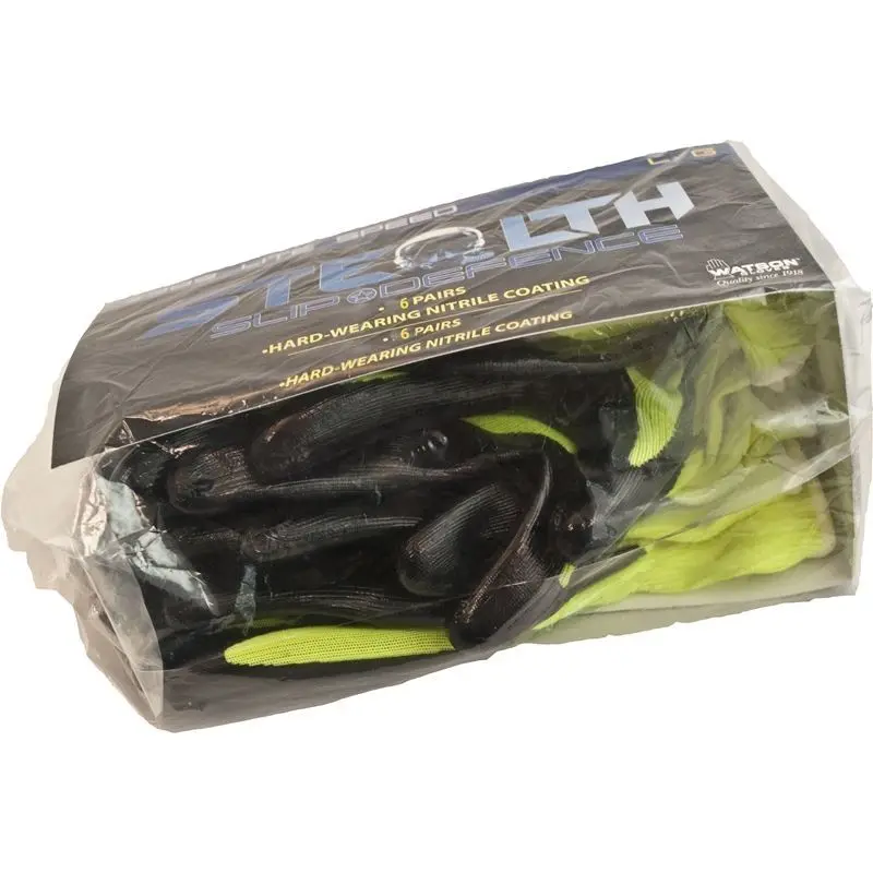 Watson Stealth Light Artillery Gloves - 6pkLARGE
