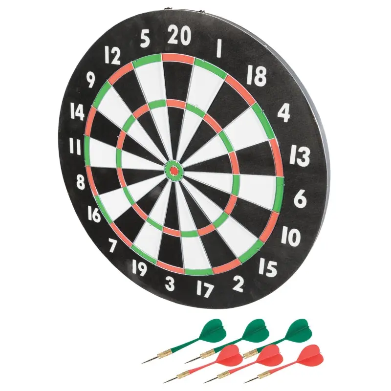 Franklin Sports 3600 Dartboard, Paper, Black/White
