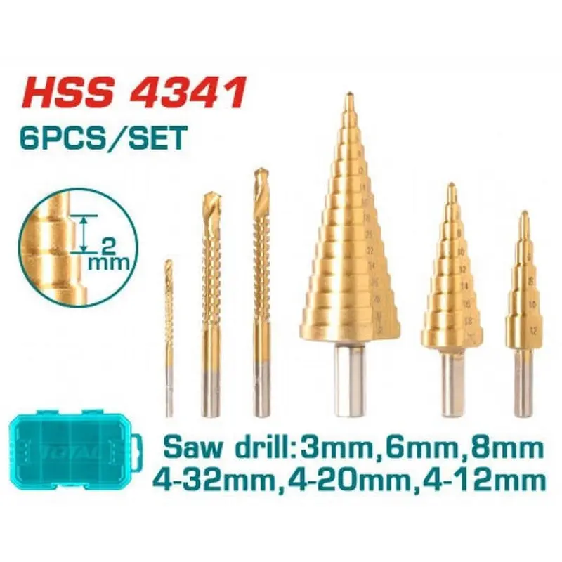 Step Drill Bit Set - TACSD2061