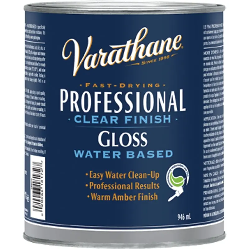 Varathane 248033 Finish, Gloss, Clear, Liquid, 946 mL