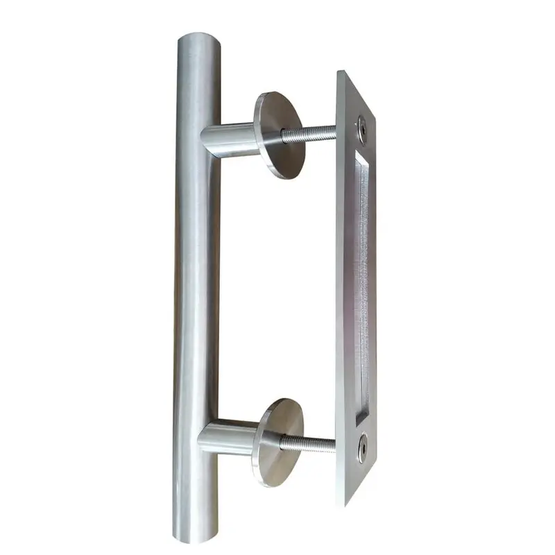 12 in. x 1 in. Stainless Steel Sliding Barn Door Pull Handle